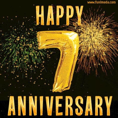 Happy 7 year work anniversary gif. With Tenor, maker of GIF Keyboard, add popular Animated Happy Anniversary animated GIFs to your conversations. Share the best GIFs now >>> 