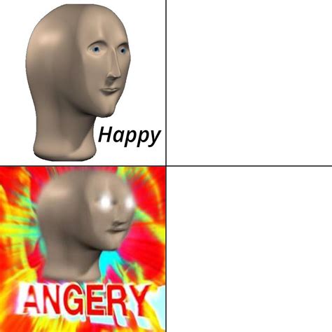 Happy Angry Meme Template