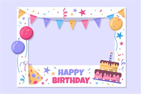 Happy Birthday Border Vectors - Freepik