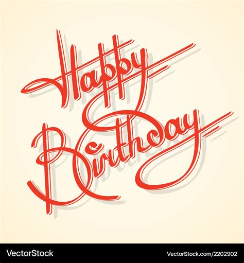 Happy Birthday Calligraphy royalty-free images - Shutterstock