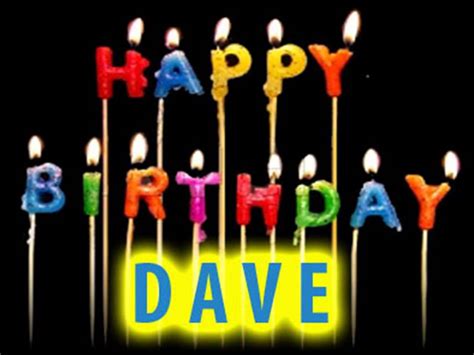 Happy Birthday Dave - YouTube