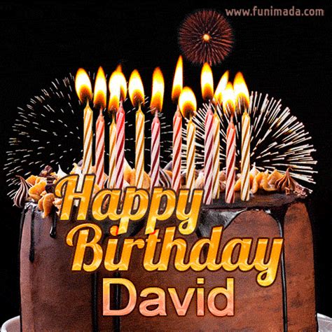 Happy Birthday David Gif 【18 IMAGES】 ️