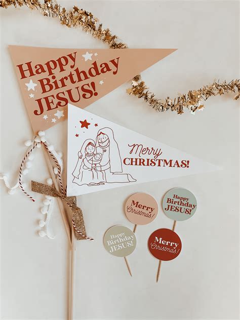 Happy Birthday Jesus Napkins - Etsy