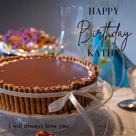 Happy Birthday Kathy Cake, Cards and Wishes BDays.in