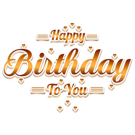 Happy Birthday Lettering Design Vector Download