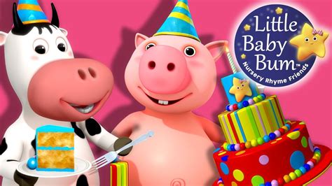 Happy Birthday Song Nursery Rhymes By LittleBabyBum!