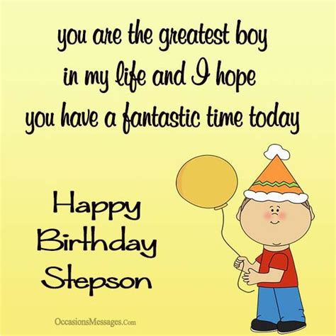 Happy Birthday Stepson Quotes and Wishes - Sweet Love Messages