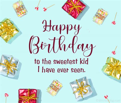 Happy Birthday Wishes for Kids - WishesMsg