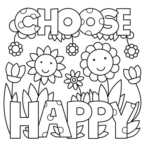 Rainbows Coloring Page