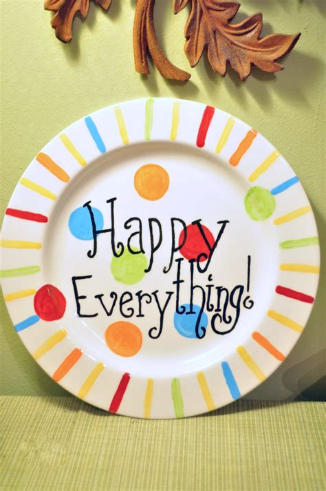 Happy Everything Plates - Etsy