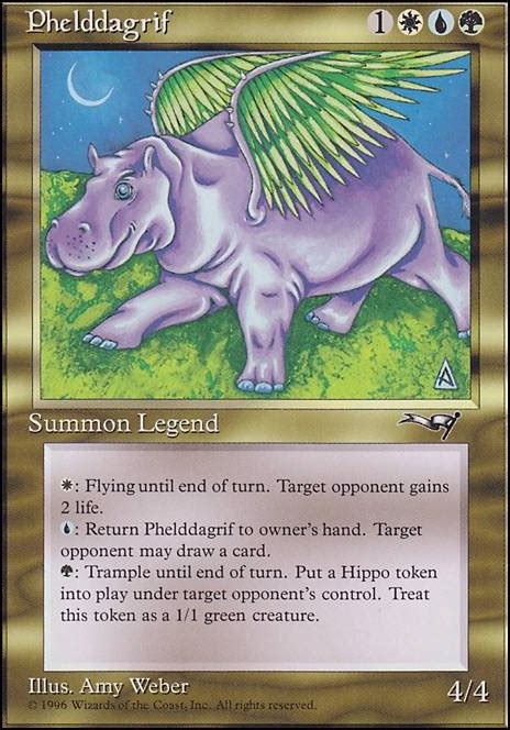 Happy Hippo EDH (Phelddagrif) (Commander / EDH MTG …