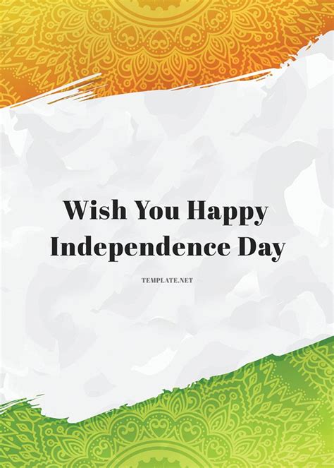 Happy Independence Day Template in Word Pages Publisher PSD Outlook