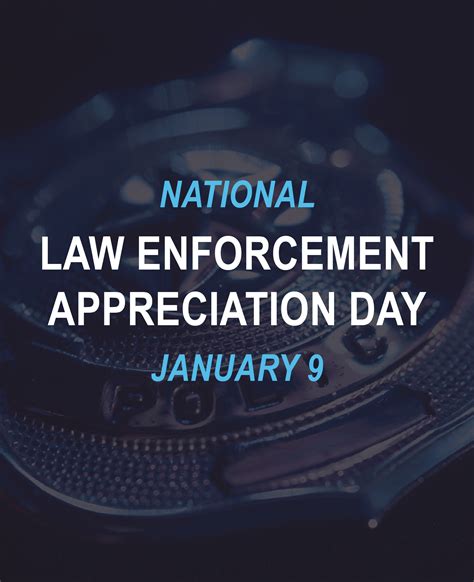 Happy Law Enforcement Appreciation Day (Jan 9, 2024) Quotes, Wishes