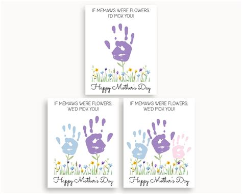 Happy Mothers Day Card Template Printable