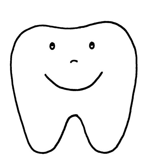 Happy Tooth Pattern or Coloring Page A to Z Teacher Stuff Printable Pages and Worksheets