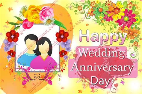 Happy Wedding Anniversary Day Greeting PSD File Free Download