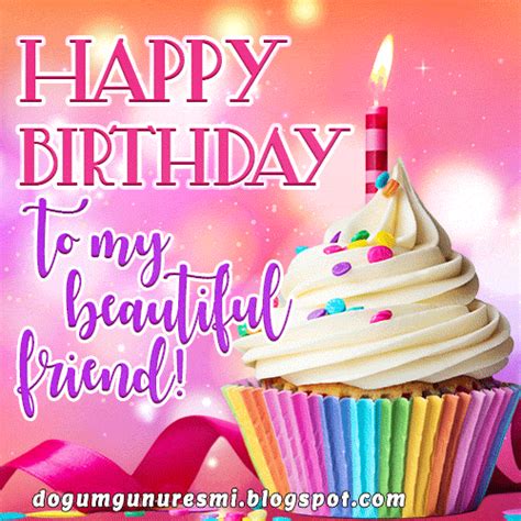 Best designer Happy Birthday Friend GIFs collection by Funimada.com. Check out our new animated images you can download for free and send to your Friend on his or her birthday. Happy birthday, bro! You are awesome. Wishing you a happy birthday! Chocolate cupcake happy birthday gif for a best friend. Happy Birthday to my Beautiful Friend GIF.