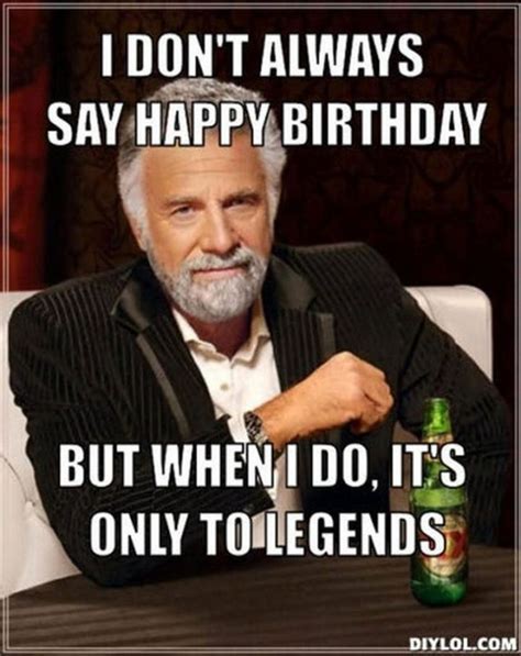Happy birthday dad funny memes. With a variety of images, videos, and sound clips available, you can easily find the perfect funny happy birthday dad gif for your dad. Whether it’s a silly meme or an animated video, these gifs are sure to bring some laughter and fun into his special day!The funniest Happy Birthday Dad GIFs are ones that show a dad having a good time and ... 