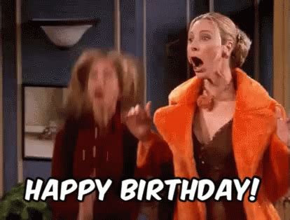 Funny Happy Birthday GIF. GIFs were made to be funny, and birthday GIFs are no exception. A funny birthday GIF can go a long way and bring a smile to many faces. ... Send a happy birthday wine GIF to friends and family you'd like to celebrate hard for this year, those you're raising a toast to even though you're miles away! Cheers to you!. 