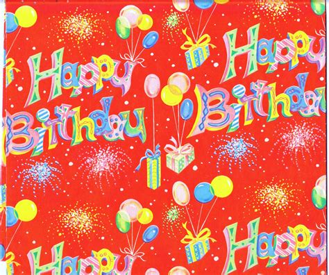 Central 23 Birthday Wrapping Paper for Men - 6 Sheets of Gift Wrap - 40th Birthday - Age 40 Forty - for Women - Birthday Balloon - Comes with