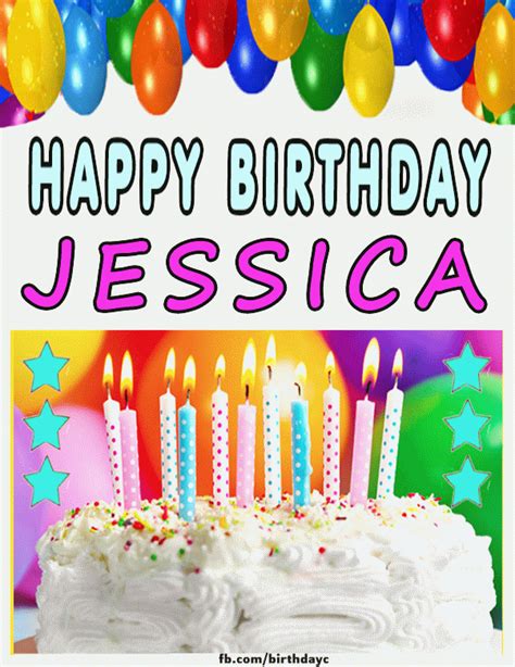 Happy birthday jessica. Today is your birthday, Jessica! Good luck and I’m so lucky to have a wonderful person like you in my life. Happy birthday! It’s a real pleasure to have a friend like you, Jessica! On your birthday, I wish you only love and happiness. Happy birthday! Jessica, you are the joy and sun of our life. Your birthday is a special day for us and I ... 