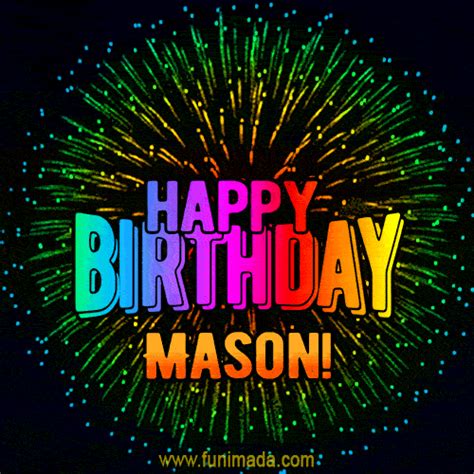Happy birthday mason gif. With Tenor, maker of GIF Keyboard, add popular Birthday Surprise animated GIFs to your conversations. Share the best GIFs now >>> Tenor.com has been translated based on your browser's language setting. ... #happy-Birthday-To-You. #fun #christmas #celebration. #presents #balloons #birthday. #Happy-Birthday #Celebration #Bday. 