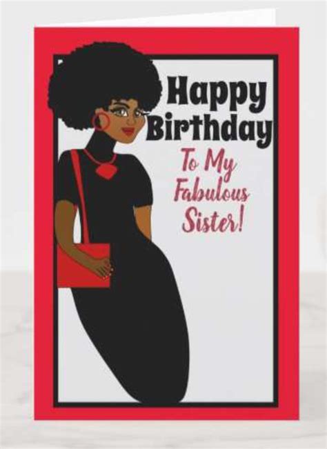 Digital download bundle. (689) $5.00. African American Birthday Card. Beautiful handmade African American Birthday Card from Sister to Sister. Black people cards. (44) $5.78. FREE shipping.. 
