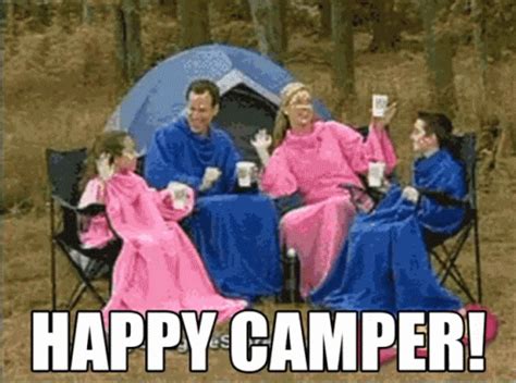 Happy camping gif. Explore GIFs. GIPHY is the platform that animates your world. Find the GIFs, Clips, and Stickers that make your conversations more positive, more expressive, and more you. 