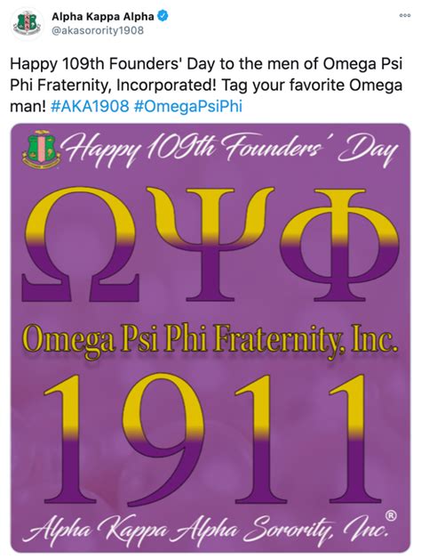 Happy founders day omega psi phi images. Jan 11, 2022 · Alpha Kappa Alpha. Kappa Alpha Psi. Omega Psi Phi. Delta Sigma Theta. Phi Beta Sigma. Zeta Phi Beta. Sigma Gamma Rho. Iota Phi Theta. Divine Nine For Voting Rights. 
