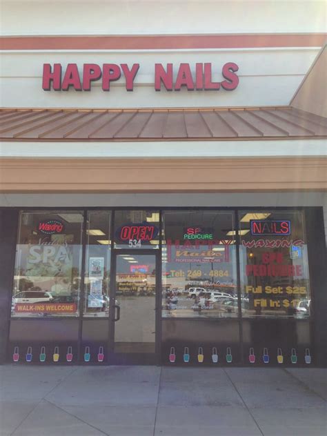 Happy Nails is one of North Myrtle Beach's most popular Nail salon, offering highly personalized services such as Nail salon, Beauty salon, Day spa, Waxing hair removal service, etc at affordable prices. ... 534 Hwy 17 N, North Myrtle Beach, SC 29582, United States. Mon-Sat.. 