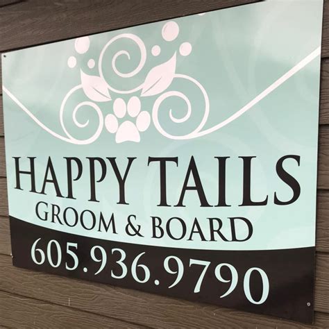 Happy Tails Groom & Board. Happy Tails Groom & Board is the leading professional pet groomer in Tunica, MS. With over 28 years of experience, I specialize in all areas of dogs from simple haircuts to full-scale show cuts & styles. Whether your pet needs a full day of grooming in our pet facility, a completely new hairstyle, or a quick nail trim ...