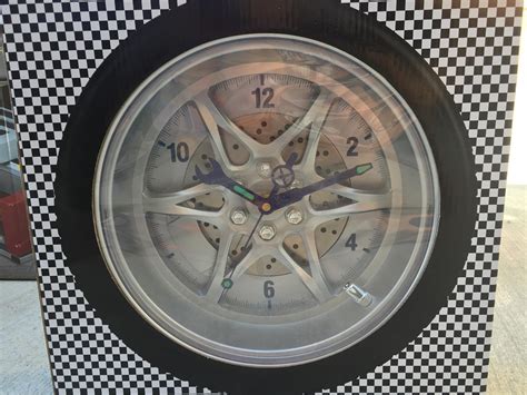 Harbor Freight Tools Tire Rim Gear Clock - amazon.com