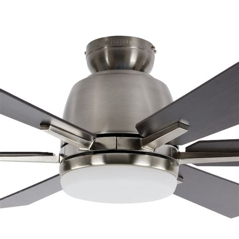 Harbor breeze bradbury. Shop Harbor Breeze Bradbury 48-in Brushed Nickel LED Indoor Downrod or Flush Mount Ceiling Fan with Light Remote (6-Blade) in the Ceiling … 