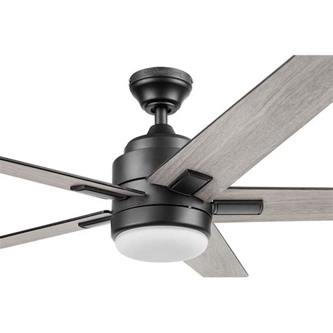 Flanagan II Color-changing Indoor Ceiling Fan with Light Remote (5-Bla