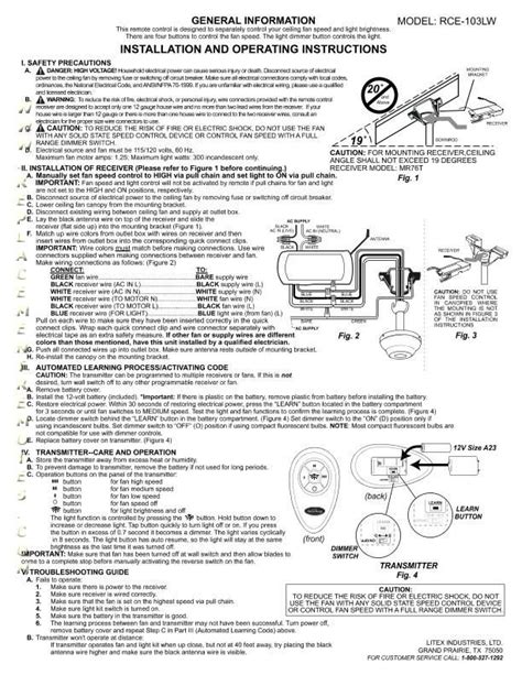 Harbor breeze universal ceiling fan remote instructions. There are some steps to try troubleshooting the remote. Here are the common steps to try in terms of troubleshooting. 1. Try checking the batteries. The batteries are the most common place to start. Replace them, even if you replaced them already recently. If replacing the batteries does not work, check the remote. 2. 