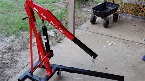 Goplus Engine Hoist, 2 Ton Folding Engine Lift with 6 Wheels, Heavy Duty Steel Hydraulic Shop Engine Crane, Cherry Picker Engine Hoist for Garage, Workshop, 4400 LBS. 116. $34999. Save $18.00 with coupon. FREE delivery Apr 29 - 30.. 
