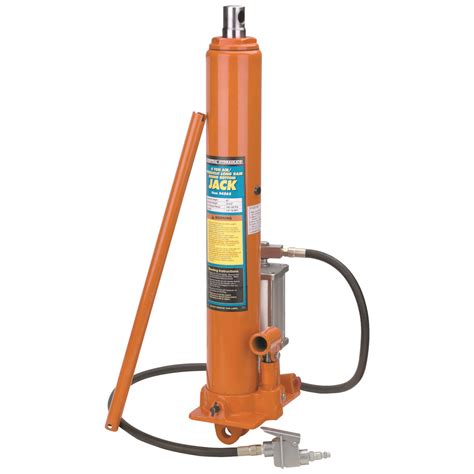 Compare our price of $119.99 to Titan Shop Equipment at $352.00 (model number: 15905). Save $232 by shopping at Harbor Freight. This air-over-hydraulic pump uses air pressure to compress the hydraulic ram. Hydraulic power delivers up to 10,000 PSI of force for powering ram kits, shop presses and hydraulic pullers.. 