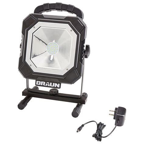 Harbor freight braun light. 2000 Lumen LED Work Light. Shop All BRAUN. +3 More. $2999. Compare to. FEIT WORK2000XPLUG at. $ 41.99. Save 29%. This versatile super-bright work light is easy to position, is cooler to handle and lasts longer than halogen. 