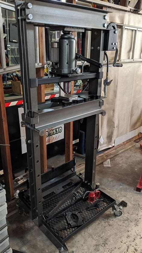 Harbor freight shop press. Jan 12, 2015 ... Bought this press to push out a couple tricky roll pins that could not be pounded out easy. This unit worked perfect and was assembled ... 