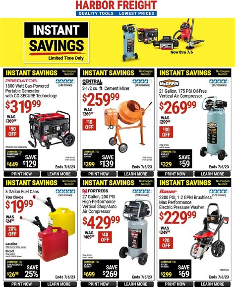 Other ways to save big include our huge Parking Lot Sales, weekly Deals, and Clearance items. But hurry. These are for a limited time only while supplies last. Harbor Freight Store 830 Scalp Ave Johnstown PA 15904, phone 814-266-5260, There’s a Harbor Freight Store near you. .