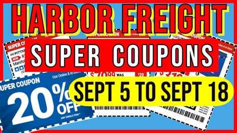 Today we look at the Harbor Freight Super Coupons for April 25 - 2022 End of Month Special Deals. This Harbor Freight Coupon Book has over 70 REAL SUPER COUP.... 