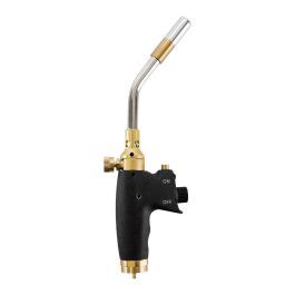 Harbor freight torches. Two thumbs up: https://www.harborfreight.com/propane-torch-with-push-button-igniter-91037.html 