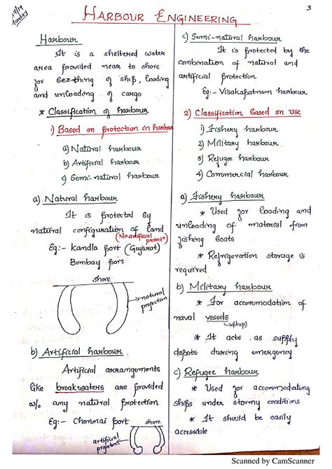Harbour Engineering Lecture Notes