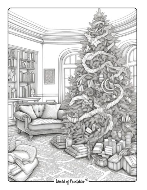 Hard Christmas Coloring