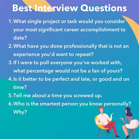 Hard Questions To Ask For An Interview