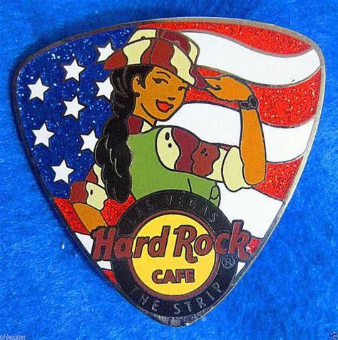 Hard Rock Cafe Pin Las Vegas flag sexy girl 2016 eBay