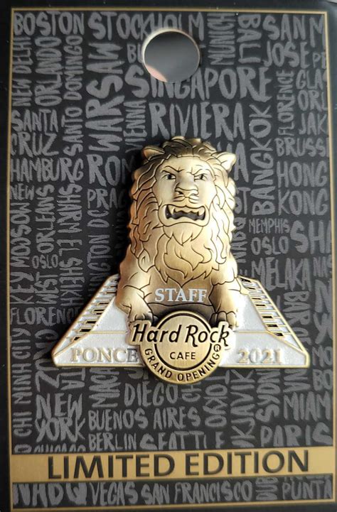 Hard Rock Cafe Ponce Lion & Anchor Underwater Scene Limited …