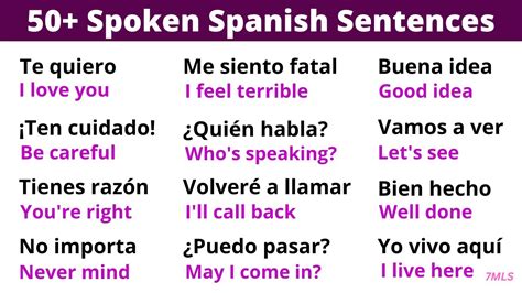 Hard Spanish Sentences To Say