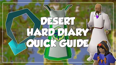 Hard desert diary osrs. Item list:- Be on lunar spellbook- any blackjack, any pickaxe- 1 astral, 1 fire and 3 water runes, 1 empty waterskin- a slayer helm- keris (Osman if lost) an... 