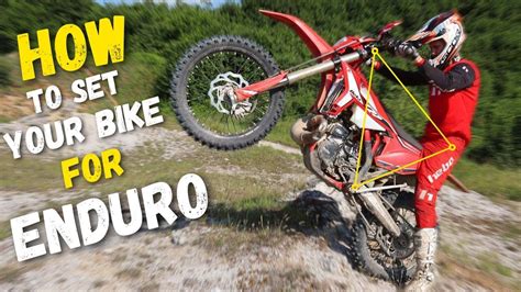 Hard enduro suspension setup.  Suspension Setup The Bonnell 805 runs a de...